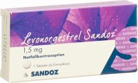 Produktbild von Levonorgestrel Sandoz Tabletten 1.5mg